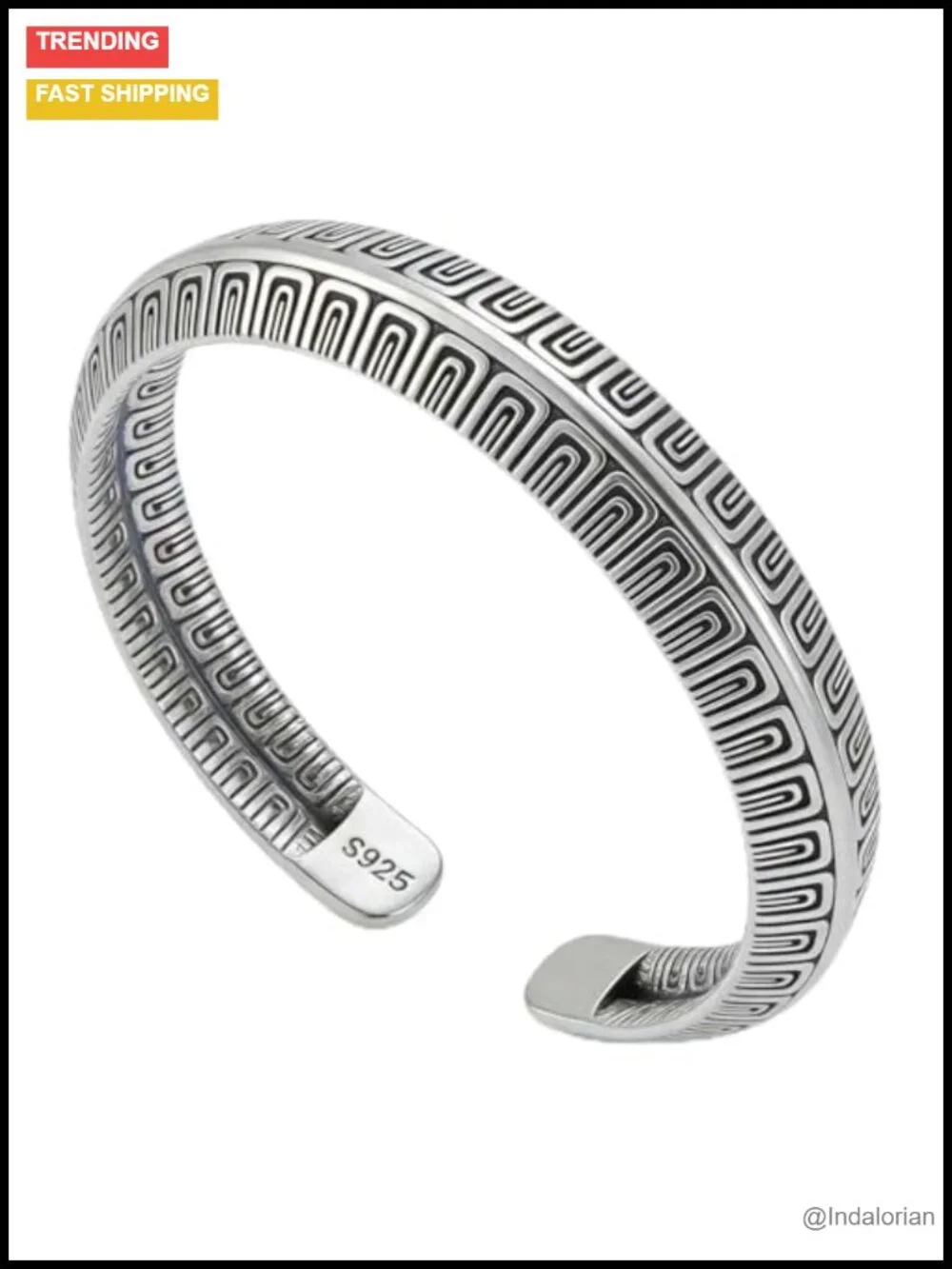 Sterling Silver Stacked Bangle Bracelet